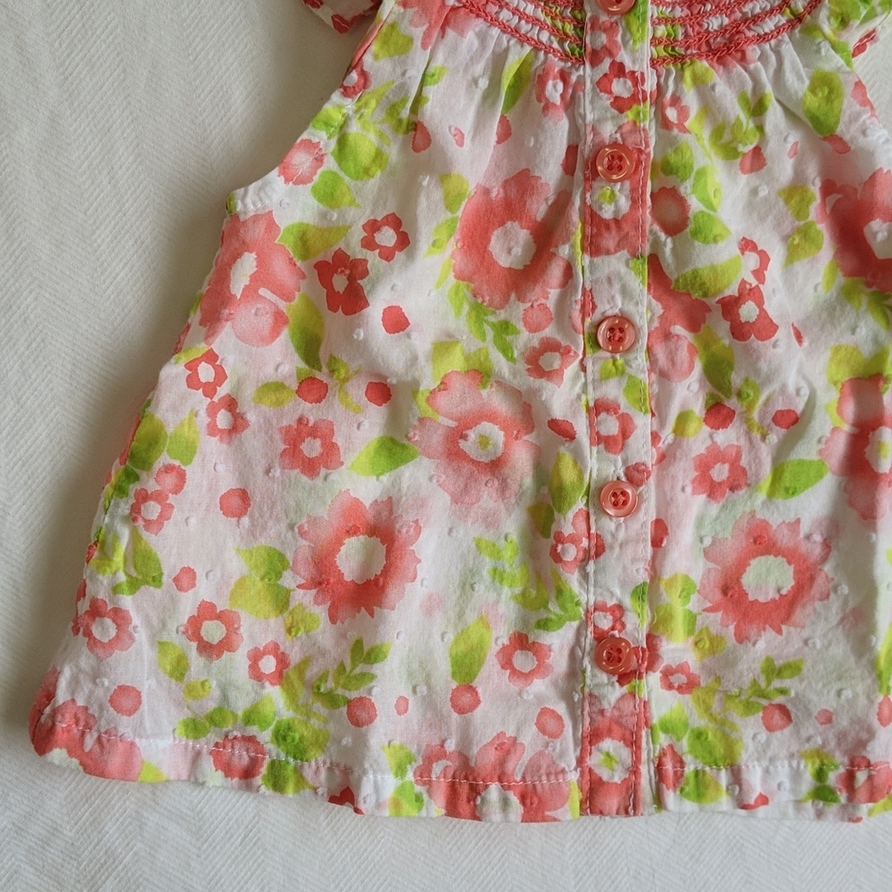 mixed brands 2-pack lightweight summer blouse bundle 18 months baby girl - Picture 3 of 10